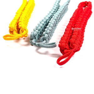 QUICK WAY INDUSTRIES – Corde à bandoulière en soie et polyester personnalisée, confortable, à prix raisonnable, avec clip et rayures – Vente promotionnelle - Product Image 3