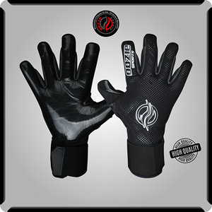 ถุงมือผู้รักษาประตูฟุตบอล Oozie Sports แบบขายส่ง ออกแบบเองได้ ทรง Negative Cut ผลิตจากยางลาเท็กซ์เยอรมัน สำหรับทุกเพศ ปิดด้วยแถบตีนตุ๊กแก ผู้ผลิต OEM - Product Image 4