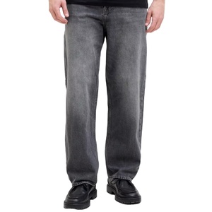 JJ AM กางเกงยีนส์ทรงหลวมสำหรับผู้ชาย, กางเกงยีนส์เดนิมผ้าฝ้ายโอเวอร์ไซส์ทรงหลวมใส่ได้พอดีกับ399ของผู้ชายตามสั่ง - Product Image 1