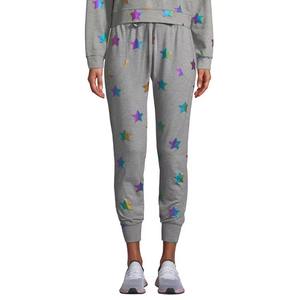 กางเกงจ็อกเกอร์ผู้หญิง กางเกงกีฬาเอวยางยืด 4 ทิศทาง ทรงเข้ารูป กางเกงวอร์มขายาว น้ำหนักเบา - Product Image 6