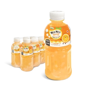 Wholesale 320ml PET Bottle NAWON Melon Juice Drink with Nata De Coco OEM/ODM Fruit & <b>Vegetable</b> Juice Beverage Manufacturer - Product Image 2