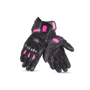 Gants de moto en cuir, imperméables, à doigts entiers, compatibles avec les écrans tactiles, pour le cyclisme, unisexe - Product Image 1