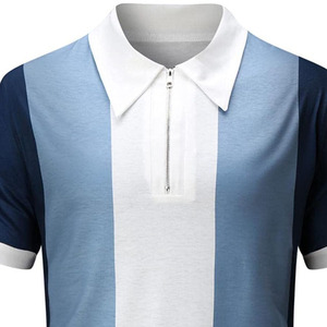 Polos de Hombre de Alta Calidad al por Mayor con Logotipo Personalizado, Transpirables, Diseño Liso, Tallas Grandes, Patrón Liso Sólido - Product Image 3