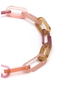 Chaîne de maillons en résine abstraite faite à la main, décoration intérieure, chaîne de maillons en résine de designer, objet d'art décoratif - Product Image 6