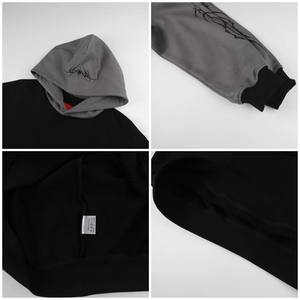 Wholesale Custom Hoodie Men Women Oversized Cotton Fleece Pullover Private Label OEM Streetwear Sweatshirt Factory - Product Image 4