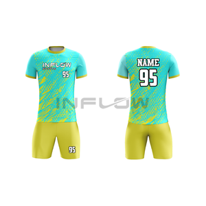 Maillot de football personnalisé à prix abordable, 100 % polyester, uniforme de club, tenue de sport, maillot de football au design tendance, kit de football - Product Image 5