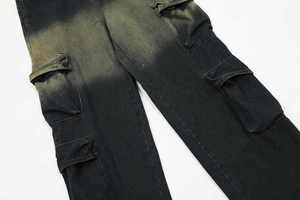 Custom <b>Men</b> Outfit Baggy Fit Dark Blue <b>Jeans</b> Pants Designer New Release Original Fit Denim Baggy <b>Jeans</b> Polar Big Boys Skate Pants - Product Image 5