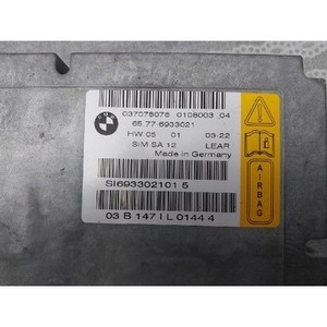 Módulo de Información de Seguridad Usado ORIGINAL 6933021 para Serie 7 E65, E66 2001-2005 - Product Image 3