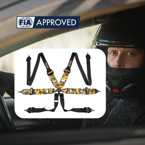 Arnés de Seguridad Deportivo de 6 Puntos para Automóviles de Carreras FIA, Modelo 8853 2016, Certificado para Pistas de Automovilismo, Proveedor de Equipamiento para Vehículos - Product Image 1
