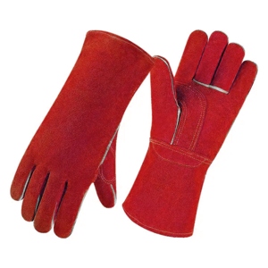 Gants de soudage en cuir de vachette pleine fleur, anti-vibration, résistants à l'abrasion, avec manchette de sécurité JNM SAFETY - Product Image 4