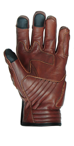 Guantes de cuero para montar con cierre de cremallera para hombre, para uso en invierno - Product Image 3