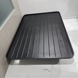 Hotel Modern Metal <b>Bed</b> <b>Frame</b> 16" Full XL <b>Platform</b> Heavy Duty Base 54"x80" Mattress Support Bulk USA Export From Gujarat - Product Image 1