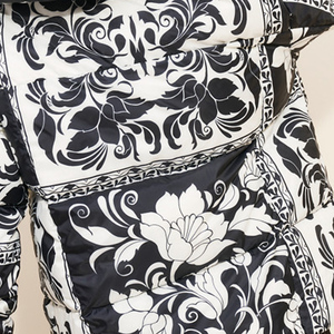 Chaqueta Acolchada Premium Estampada para Mujer, Ropa Casual de Invierno para Exteriores, Resistente al Viento, con Cierre de Cremallera y Bolsillos Laterales - Product Image 5