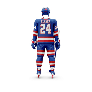 Uniforme de Hockey sobre Hielo Personalizado para Equipos Profesionales, Unisex, Nuevo Estilo, Transpirable, Técnica de Sublimación en Poliéster, Personalización OEM - Product Image 3