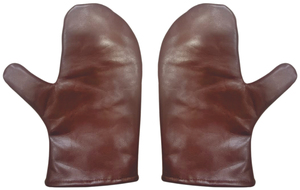 Brown Latex Oven Mitts Heat Resistant Long Wrist Protective Baking <b>BBQ</b> Cooking <b>Grilling</b> - Product Image 5