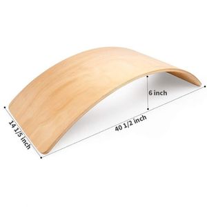 Planche d'équilibre en bois robuste et durable, écologique, pour l'entraînement de la force musculaire, best-seller pour le sport et le fitness - Product Image 2