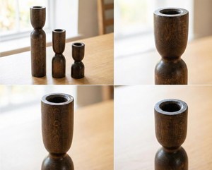 Handmade <b>Wooden</b> Candle Holders Handmade <b>Rustic</b> Candlestick Home Decor Gift - Product Image 3