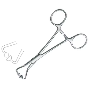 Pinza para toallas de alta calidad de 13.5 cm, de acero inoxidable, veterinaria, puntiaguda, con certificación CE y 1 año de garantía, en venta. - Product Image 3