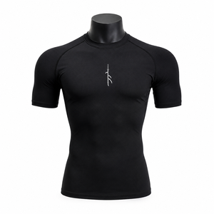 Camiseta de Compresión Personalizada para Hombre, Secado Rápido, Protección contra Rozaduras, Ropa Deportiva, Venta al Por Mayor OEM - Product Image 1