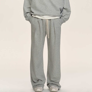 OARH INT INDUSTRY 2026 Luxury Mens Wide Leg Canvas Pants Elastic Waist Casual Breathable 100 Percent Cotton Winter Fleece - Product Image 6
