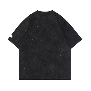 Camisetas de Verano con Pedrería, Cuello Redondo, Estilo Urbano, Hip Hop, Manga Corta, Holgadas, Casuales, Tejidas, para Hombre - Product Image 5