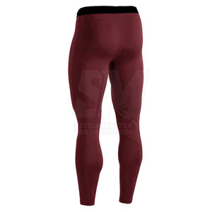 Leggings de compression respirants et à séchage rapide en Spandex/Nylon pour hommes, vêtements de sport et de fitness - Product Image 4