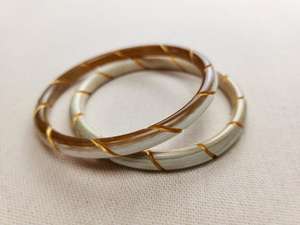 Conjunto de pulseras de cuerno, productos de moda, pulseras de material de cuerno natural, accesorio hecho a mano con cuernos por HF CRAFTS - Product Image 3