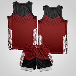 Maillot de basketball personnalisé d'été réversible sans manches en mesh, avec logo frontal, séchage rapide, grande taille, respirant - Product Image 6