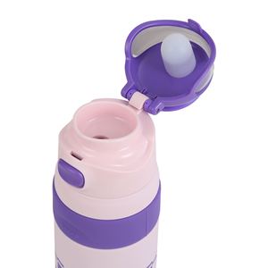 Gourde de sport portable antichoc, thermos créatif bicolore 500 ml en acier inoxydable, double mode de consommation - Product Image 3