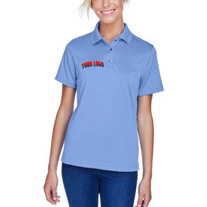 Camiseta Polo de Golf para Mujer al por Mayor, con Logotipo Personalizado, de Poliéster y Algodón Suave, con Relieve, Fabricante y Proveedor OEM ODM - Product Image 6