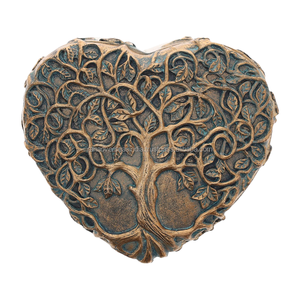 Top qualité en laiton décoratif arbre de vie boîte à bijoux coeur bibelot métal organisateur boîte grand cadeau pour les filles et les femmes - Product Image 2