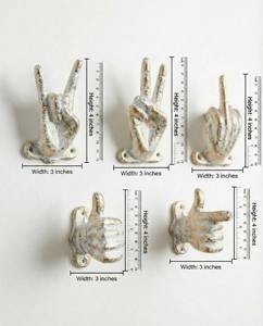 Gancho de pared con diseño de gesto de mano creativo, elegante colgador de metal, ideal para decoración de oficinas, cabinas, salones de belleza y decoración de interiores. - Product Image 6