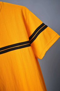 เสื้อยืด SOSH 4 สำหรับผู้ชาย ลายทางคู่คลาสสิก ผ้าฝ้าย 100% พิมพ์ลายดิจิทัลสไตล์สปอร์ต - Product Image 2