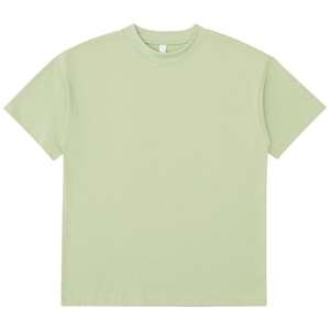 T-shirt col rond pour homme en coton peigné de haute qualité 180-240 GSM, style vintage délavé, uni, idéal pour l'été, vente en gros - Product Image 4