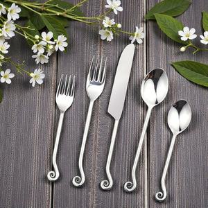 MSR Modern 5-Piece Stainless Steel <b>Flatware</b> Set Travel-Friendly Mirror Polish Fork Spoon Knife - Product Image 3