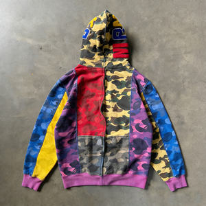 Sudadera con capucha unisex de alta calidad, estilo holgado, con apliques bordados y estampado gráfico, con cierre de cremallera, para hombre - Product Image 2