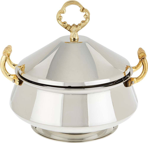 Olla de Acero Inoxidable para Hot Pot con Asas de Diseño Artesanal para su Mesa de Comedor, con Logotipo Hotpot, Apta para Cocina Occidental - Product Image 3