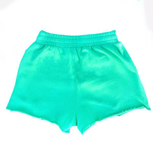 Shorts délavés à l'acide pour femmes, collection été, plusieurs couleurs, taille haute, personnalisables OEM, vente en gros - Product Image 2
