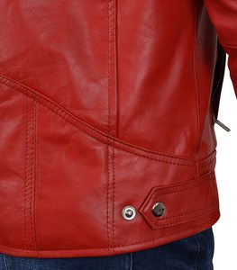 Wholesale New Fall Fashion Men's Loose Fit <b>Hoodie</b> Leather Jacket PU jacket for men - Product Image 5