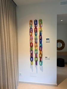 Vase mural suspendu en résine, style Art Déco, pour anniversaire, décoration de la maison, fait main, élégant, NOORBABA - Product Image 6