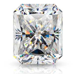 Diamant de laboratoire blanc certifié IGI, taille radiant, couleur D, 1 carat, pierre libre, forme radiant 3MM, à vendre avec CONCEPTION - Product Image 1