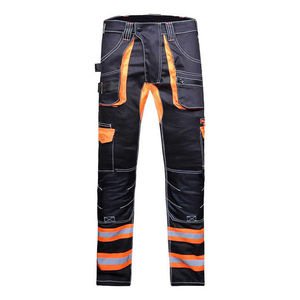 Pantalones de Trabajo para Hombre, Corte Ajustado, Alta Visibilidad, Reflectantes, Certificación CE, 100% Algodón, Multibolsillos, Pantalones de Seguridad para Exteriores - Product Image 2