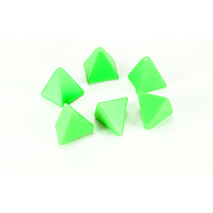 Material Plástico Piramidal de 10 mm, Malla 500, Verde Pastel, para Limpiadores y Pulidores de Joyas - Product Image 2