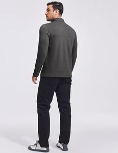 Suéter ligero con cierre de cremallera para hombre - Product Image 4