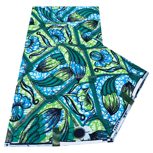 Nouveau Tissu Ankara Hollandais 100% Coton Qualité Supérieure Imprimé Wax 6 Yards Batik Africain pour Robe de Soirée - Product Image 5