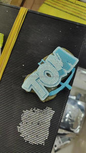 Collar con Colgante TOM de Lujo, con Diamantes Moissanite, Estilo Cubano, Joyería Hip Hop de Moda - Product Image 6