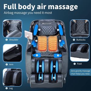 Chaise de massage pratique pour un usage quotidien, chaise de massage électrique à gravité zéro, massage complet du corps, chaise de massage à gravité zéro - Product Image 4