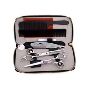 Ensemble de ciseaux de coiffure professionnels en acier inoxydable de haute qualité, légers, pour la coupe et le façonnage des cheveux - Product Image 3