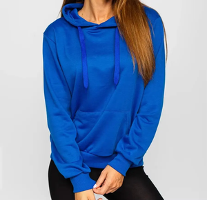 Premium Quality Women Pullover <b>Hoodies</b> 100% Cotton Material <b>Lightweight</b> Casual Wear Customised Logo Printing OEM Service - Product Image 1