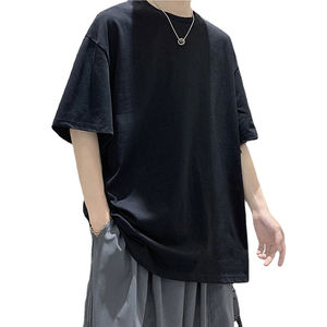 เสื้อยืดทรงบ็อกซี่ ตัดเย็บแบบครอป ขอบดิบ ผ้าคอตตอนเนื้อหนัก 230 กรัม ระบายอากาศได้ดี พิมพ์ลายสกรีน ทรงโอเวอร์ไซส์ สำหรับผู้ชาย - Product Image 5